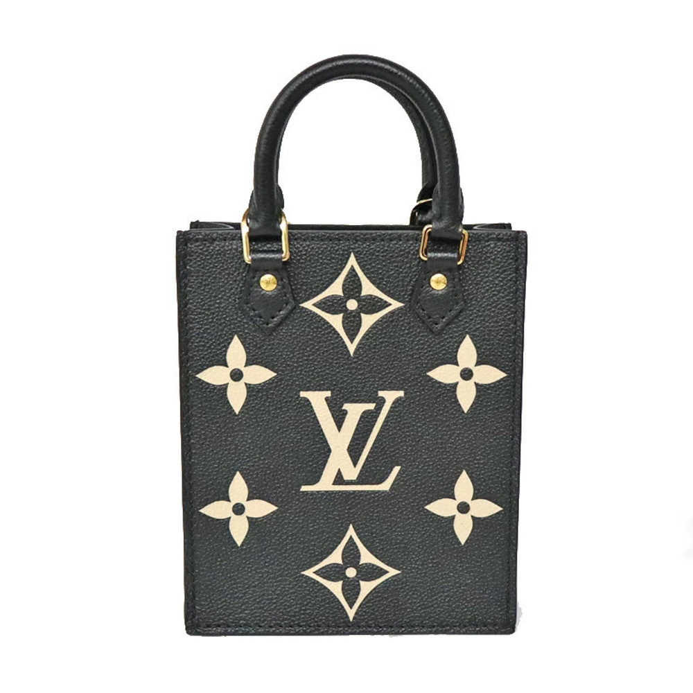 Louis Vuitton Sac Plat Tote Bag Leather Black - Picture 1 of 13